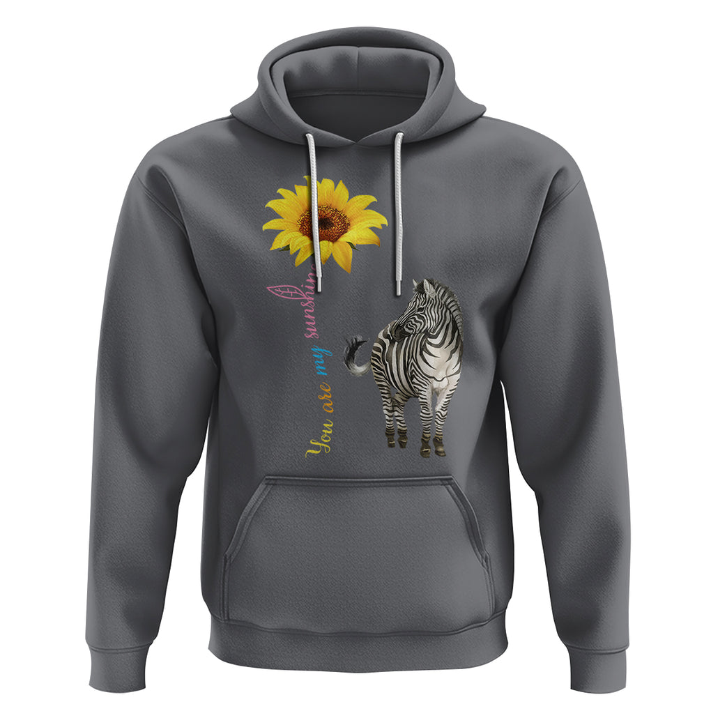 Rare Disease Day Shirts Hoodie Zebra You Are My Sunshine Rare Disease Warrior Rare Disease Awareness TS02 Charcoal Printyourwear