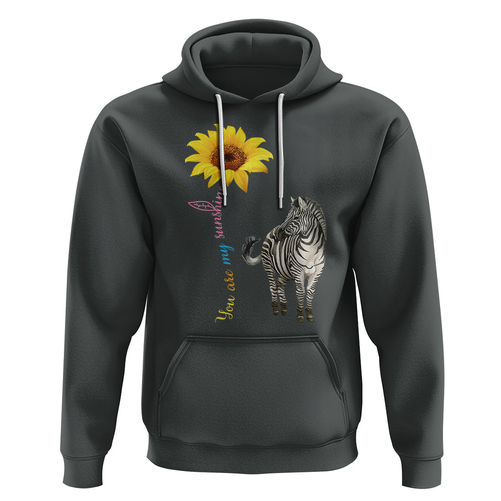 Rare Disease Day Shirts Hoodie Zebra You Are My Sunshine Rare Disease Warrior Rare Disease Awareness TS02 Dark Heather Printyourwear