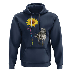 Rare Disease Day Shirts Hoodie Zebra You Are My Sunshine Rare Disease Warrior Rare Disease Awareness TS02 Navy Printyourwear