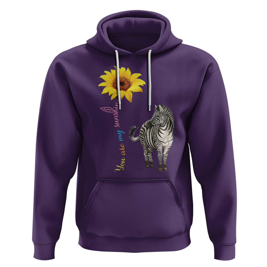 Rare Disease Day Shirts Hoodie Zebra You Are My Sunshine Rare Disease Warrior Rare Disease Awareness TS02 Purple Printyourwear
