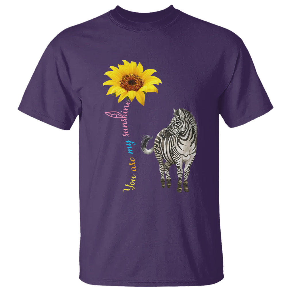 Rare Disease Day Shirts T Shirt Zebra You Are My Sunshine Rare Disease Warrior Rare Disease Awareness TS02 Purple Printyourwear