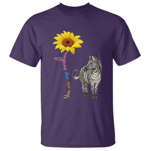 Rare Disease Day Shirts T Shirt Zebra You Are My Sunshine Rare Disease Warrior Rare Disease Awareness TS02 Purple Printyourwear