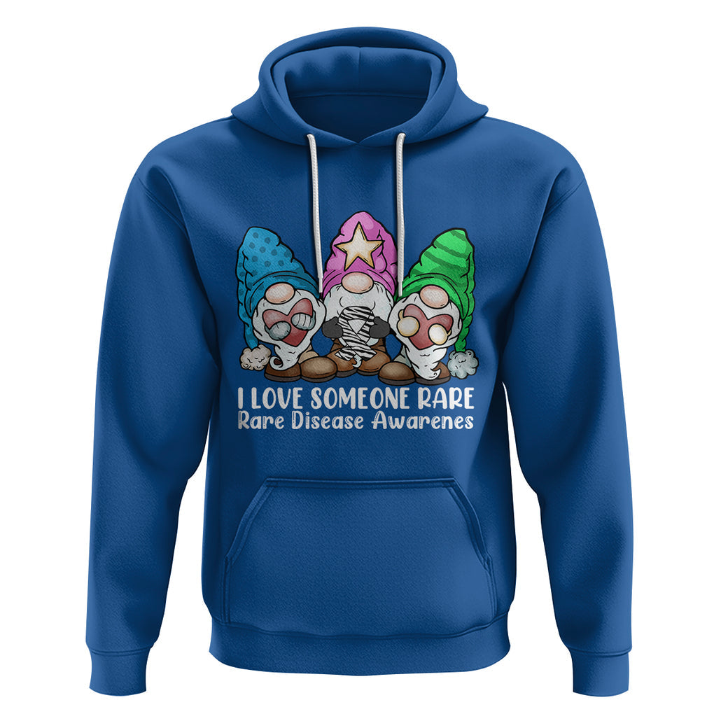 Rare Disease Day Shirts Hoodie I Love Someone Rare Zebra Ribbon Zebra Disease Awareness TS02 Royal Blue Printyourwear
