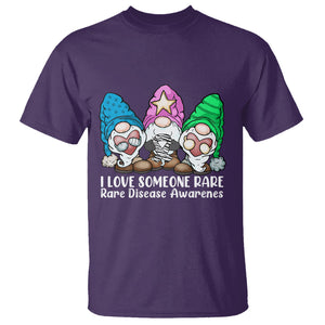 Rare Disease Day Shirts T Shirt I Love Someone Rare Zebra Ribbon Zebra Disease Awareness TS02 Purple Printyourwear