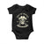 Gulf of Mexico Pirate Sugar Skull Baby Onesie Est 1550 Stay Salty And Resist TS02 Black Print Your Wear