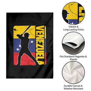 Venezuela Baseball Pride Vintage Flag Garden Flag Venezuelan Sports Fan Gift for Latino Beisbol Lovers TS02 Print Your Wear