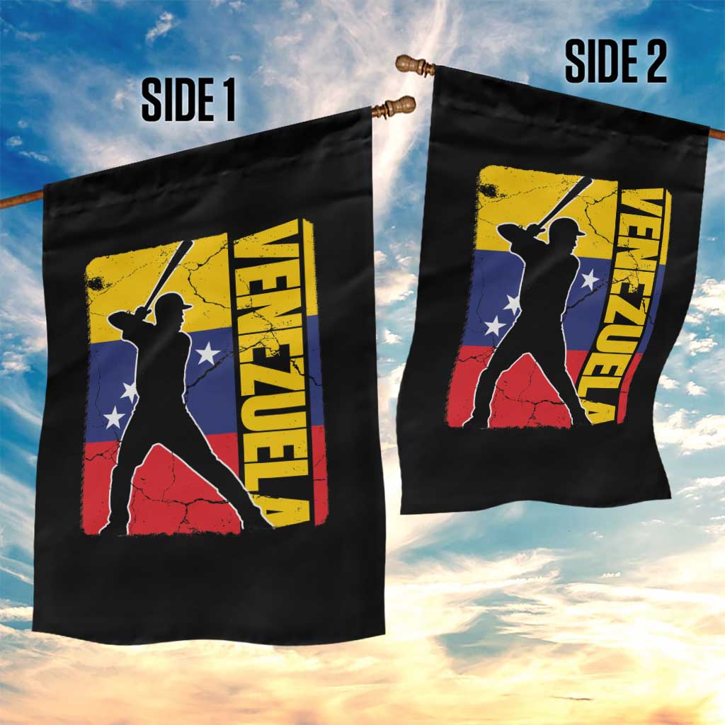 Venezuela Baseball Pride Vintage Flag Garden Flag Venezuelan Sports Fan Gift for Latino Beisbol Lovers TS02 Print Your Wear
