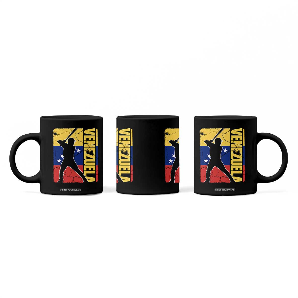 Venezuela Baseball Pride Vintage Flag Coffee Mug Venezuelan Sports Fan Gift for Latino Beisbol Lovers TS02 Print Your Wear