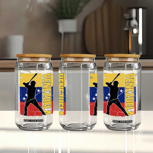 Venezuela Baseball Pride Vintage Flag Glass Can Venezuelan Sports Fan Gift for Latino Beisbol Lovers TS02 Print Your Wear