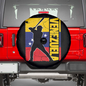 Venezuela Baseball Pride Vintage Flag Spare Tire Cover Venezuelan Sports Fan Gift for Latino Beisbol Lovers TS02 Black Print Your Wear
