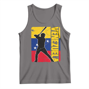 Venezuela Baseball Pride Vintage Flag Tank Top Venezuelan Sports Fan Gift for Latino Beisbol Lovers TS02 Deep Heather Print Your Wear