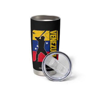 Venezuela Baseball Pride Vintage Flag Tumbler Cup Venezuelan Sports Fan Gift for Latino Beisbol Lovers TS02 Print Your Wear