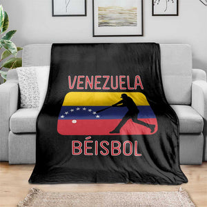 Venezuela Beisbol Flag Throw Blanket Venezuelan Baseball Pride Latino Sports Fans TS02 Print Your Wear