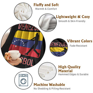 Venezuela Beisbol Flag Throw Blanket Venezuelan Baseball Pride Latino Sports Fans TS02 Print Your Wear