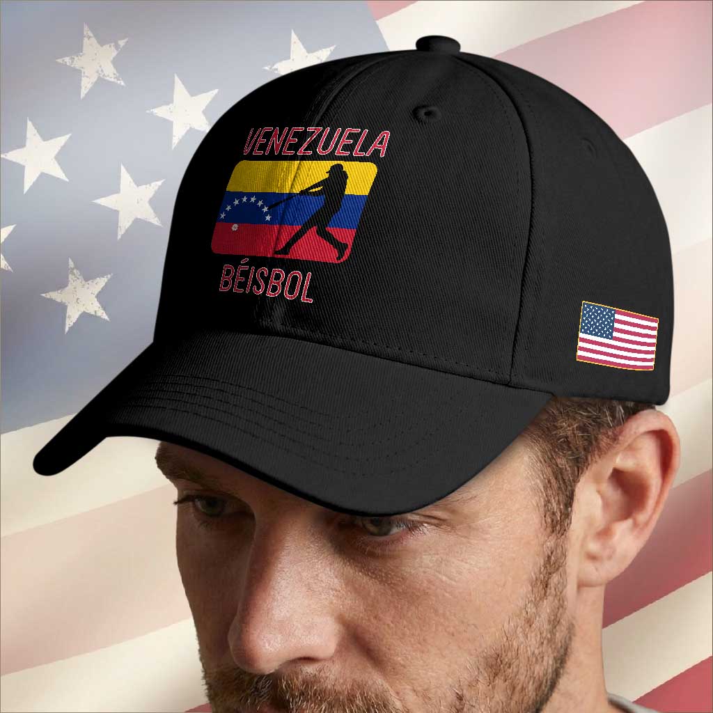 Venezuela Beisbol Flag Baseball Cap Venezuelan Baseball Pride Latino Sports Fans TS02 Print Your Wear