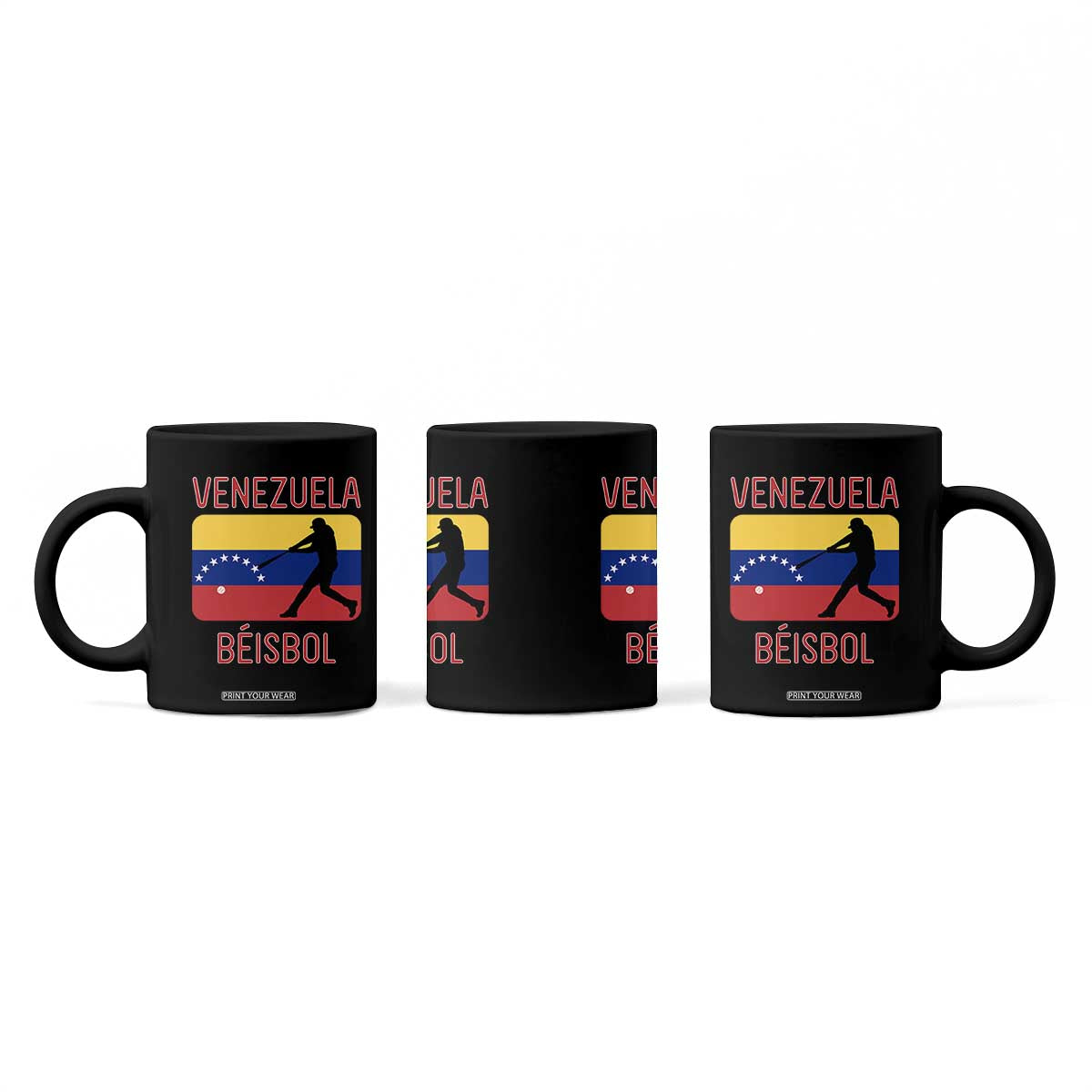 Venezuela Beisbol Flag Coffee Mug Venezuelan Baseball Pride Latino Sports Fans TS02 Print Your Wear