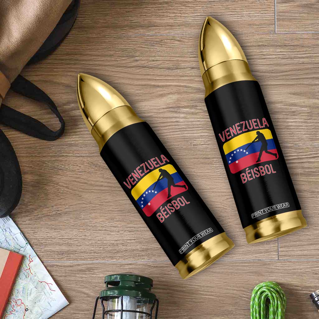 Venezuela Beisbol Flag Bullet Tumbler Venezuelan Baseball Pride Latino Sports Fans TS02 Print Your Wear