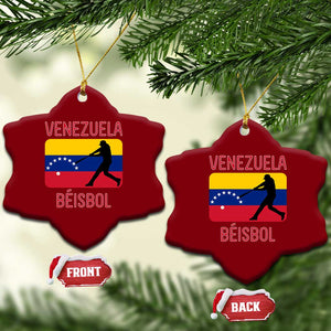 Venezuela Beisbol Flag Ceramic Ornament Venezuelan Baseball Pride Latino Sports Fans TS02 Print Your Wear