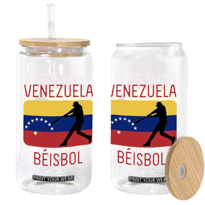 Venezuela Beisbol Flag Glass Can Venezuelan Baseball Pride Latino Sports Fans TS02 Print Your Wear