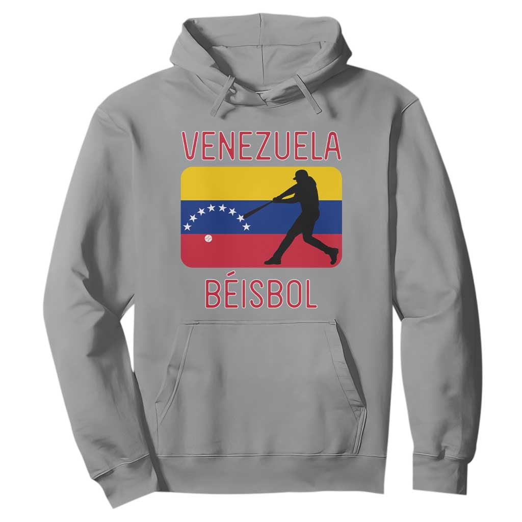 Venezuela Beisbol Flag Hoodie Venezuelan Baseball Pride Latino Sports Fans TS02 Sport Gray Print Your Wear