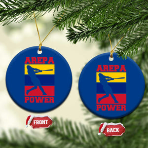 Arepa Power Venezuela Baseball Flag Ceramic Ornament Funny Venezuelan Pride Gift for Beisbol Lovers TS02 1pc Blue Print Your Wear