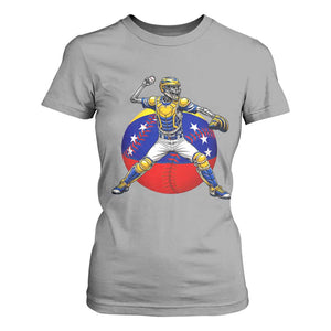 Venezuela Baseball Pitcher Skeleton T Shirt For Women Venezuelan Flag Venezuela Pride Sports Fans TS02 Sport Gray Print Your Wear