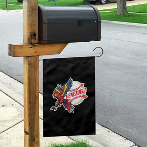 Venezuela Baseball Flying Scarlet Macaw and Ball Garden Flag Ara Macao Guacamaya Venezuelan Pride TS02 Print Your Wear