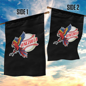 Venezuela Baseball Flying Scarlet Macaw and Ball Garden Flag Ara Macao Guacamaya Venezuelan Pride TS02 Print Your Wear