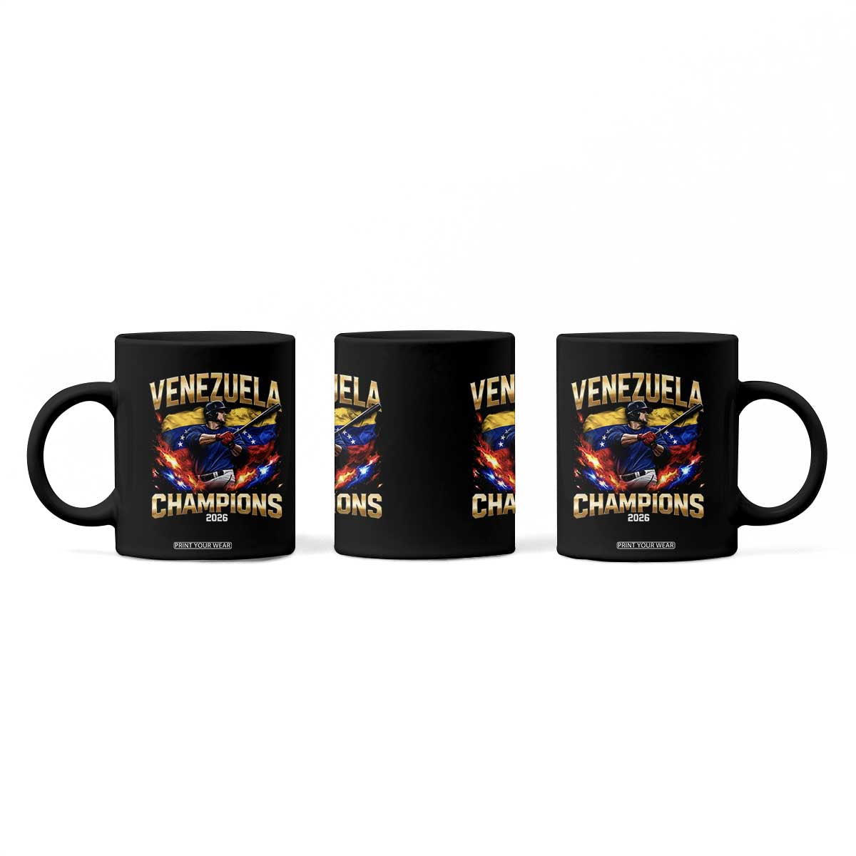 Venezuela Champions 2026 Coffee Mug Beisbol Venezuelan Pride Flag Baseball Fans TS02 Print Your Wear