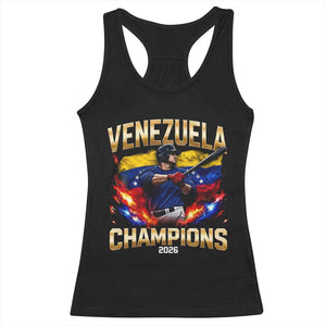 Venezuela Champions 2026 Racerback Tank Top Beisbol Venezuelan Pride Flag Baseball Fans TS02 Black Print Your Wear