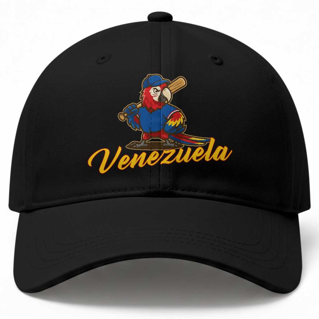 Venezuela Guacamaya Macaw Baseball Baseball Cap Venezuelan Pride Latino Beisbol Fans