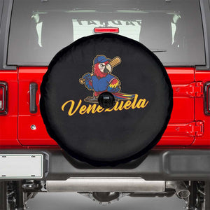 Venezuela Guacamaya Macaw Baseball Spare Tire Cover Venezuelan Pride Latino Beisbol Fans TS02 Black Print Your Wear