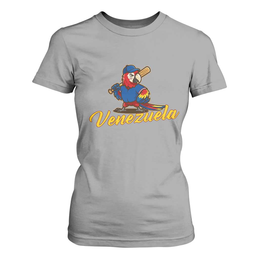 Venezuela Guacamaya Macaw Baseball T Shirt For Women Venezuelan Pride Latino Beisbol Fans TS02 Sport Gray Print Your Wear