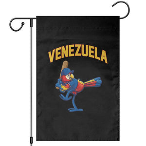 Venezuela Baseball Macaw Batter Garden Flag Ara Macao Guacamaya Venezuelan Pride TS02 Black Print Your Wear