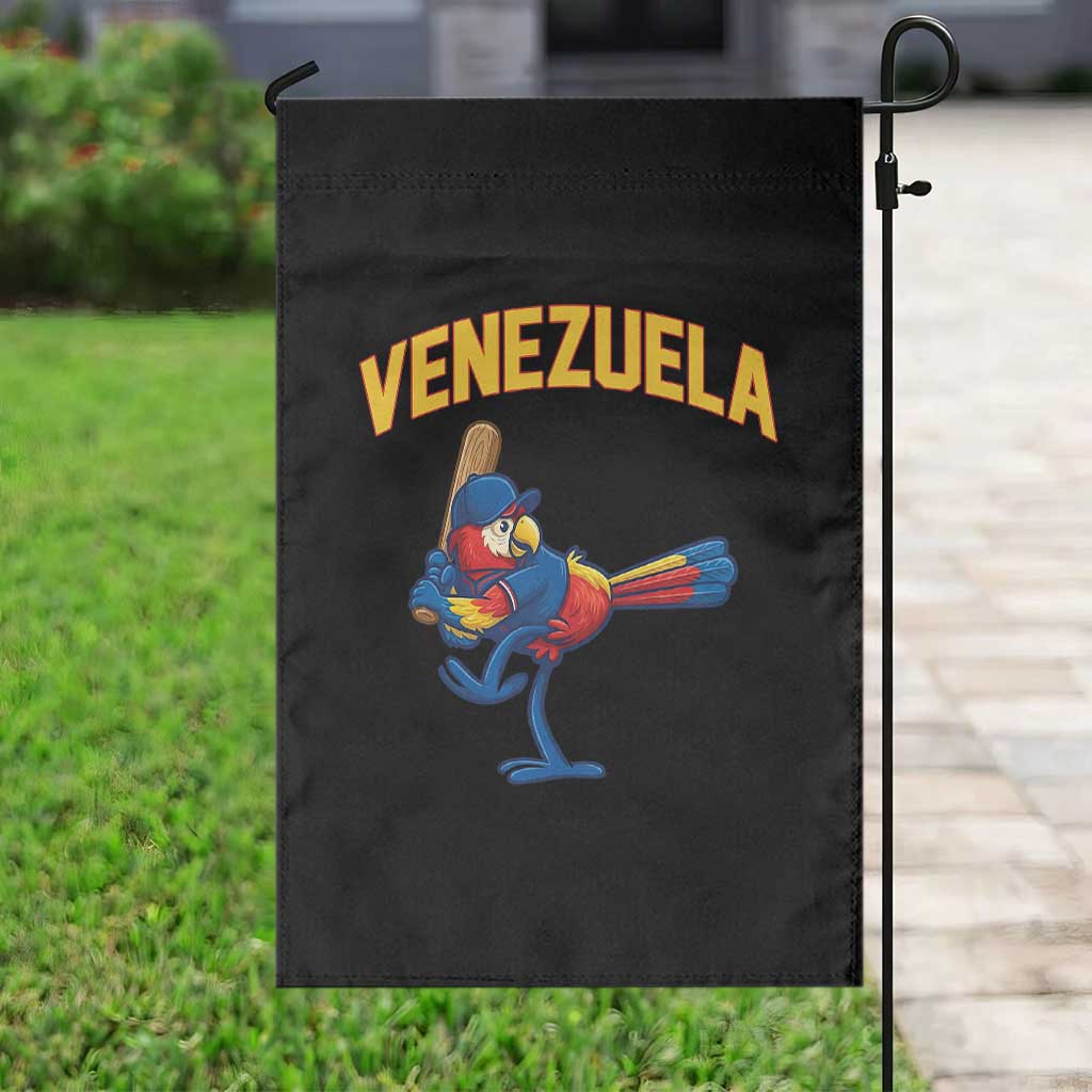 Venezuela Baseball Macaw Batter Garden Flag Ara Macao Guacamaya Venezuelan Pride TS02 Print Your Wear