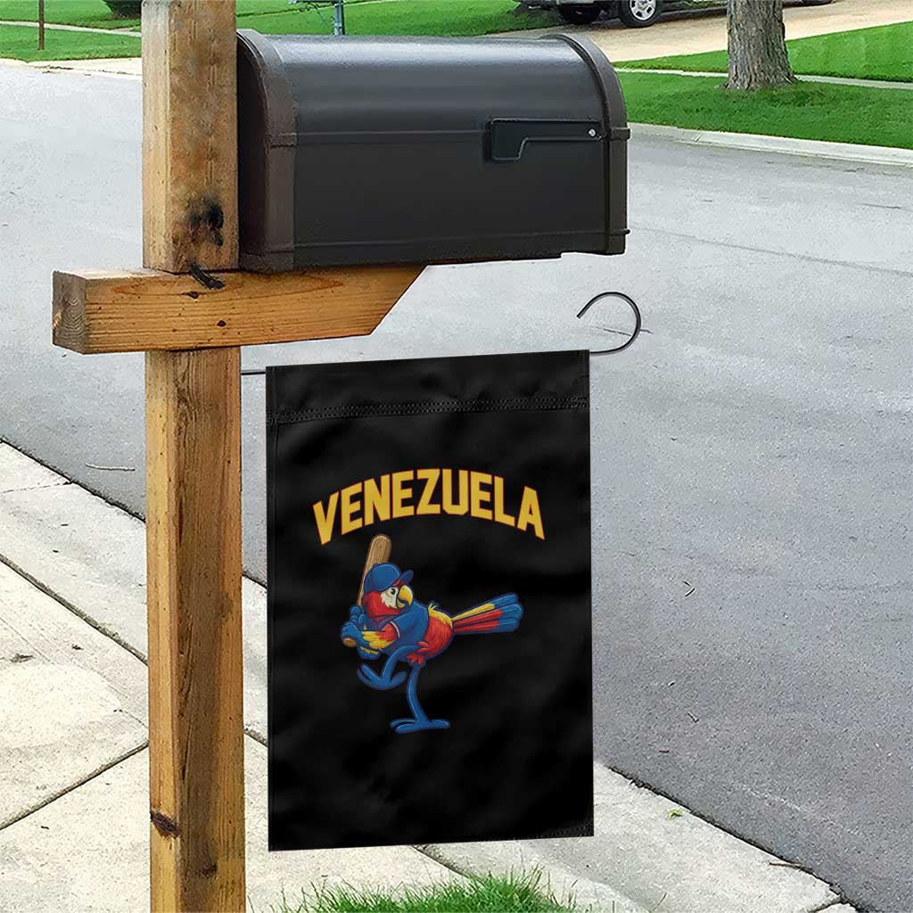 Venezuela Baseball Macaw Batter Garden Flag Ara Macao Guacamaya Venezuelan Pride TS02 Print Your Wear