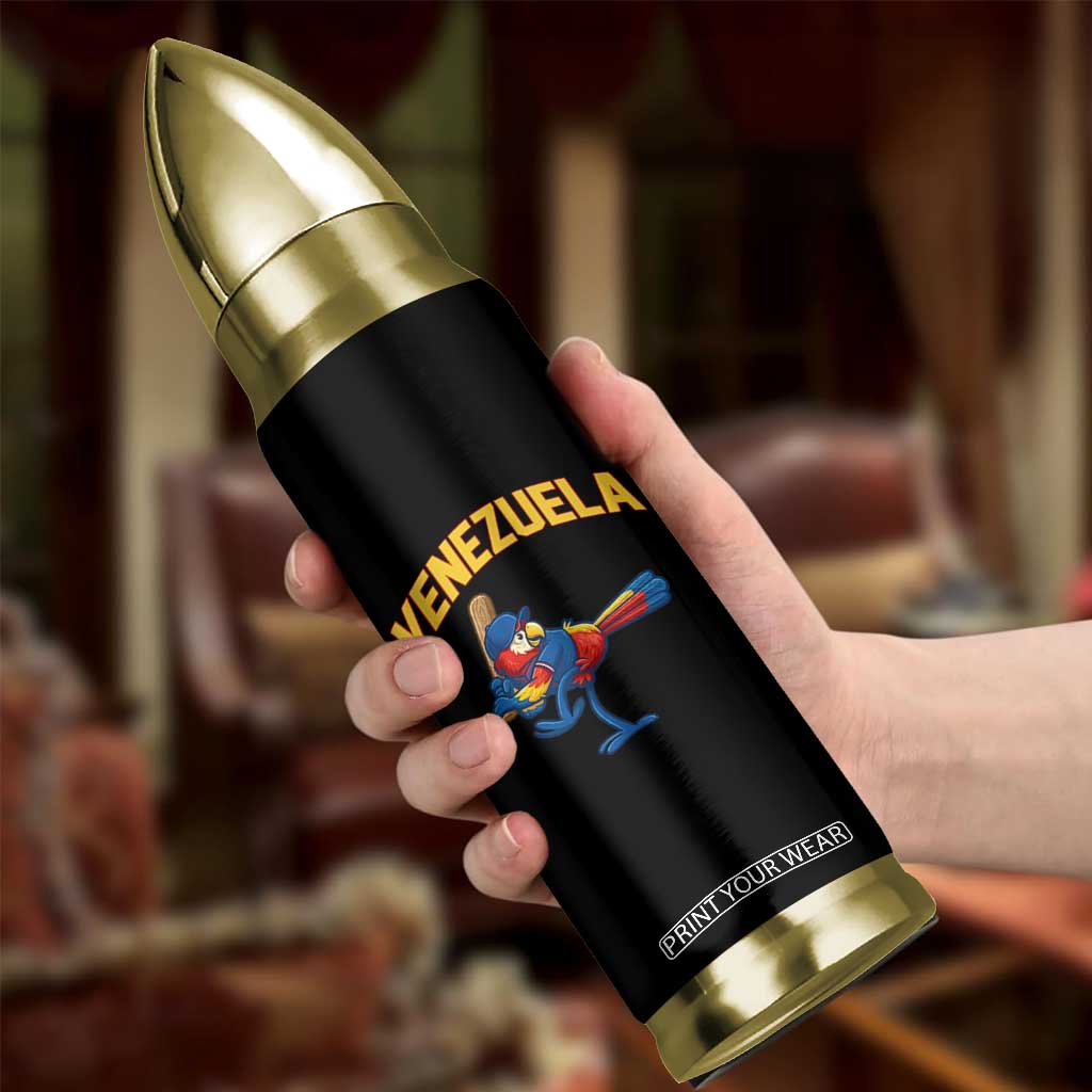 Venezuela Baseball Macaw Batter Bullet Tumbler Ara Macao Guacamaya Venezuelan Pride TS02 Print Your Wear
