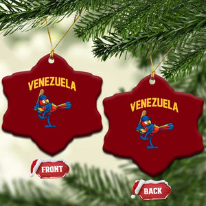 Venezuela Baseball Macaw Batter Ceramic Ornament Ara Macao Guacamaya Venezuelan Pride TS02 Print Your Wear