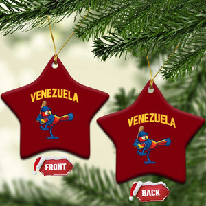 Venezuela Baseball Macaw Batter Ceramic Ornament Ara Macao Guacamaya Venezuelan Pride TS02 Print Your Wear
