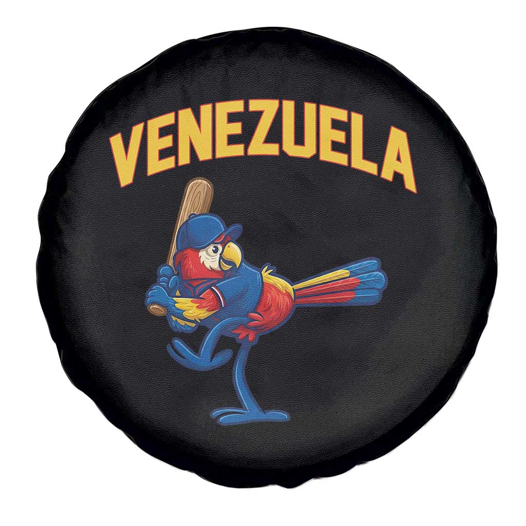 Venezuela Baseball Macaw Batter Spare Tire Cover Ara Macao Guacamaya Venezuelan Pride TS02 Print Your Wear