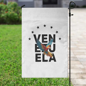 Venezuela Pride Flying Macaw Garden Flag Ara Macao Guacamaya Venezuelan Pride Tropical Bird TS02 Print Your Wear