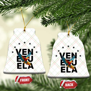Venezuela Pride Flying Macaw Ceramic Ornament Ara Macao Guacamaya Venezuelan Pride Tropical Bird TS02 Print Your Wear