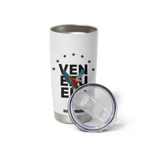 Venezuela Pride Flying Macaw Tumbler Cup Ara Macao Guacamaya Venezuelan Pride Tropical Bird TS02 Print Your Wear