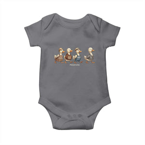Funny Christian Psalm 23:6 Duck Pun Baby Onesie Surely Goodness and Mercy Cute Bible Humor Gift TS02 Charcoal Print Your Wear