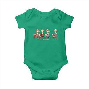 Funny Christian Psalm 23:6 Duck Pun Baby Onesie Surely Goodness and Mercy Cute Bible Humor Gift TS02 Irish Green Print Your Wear