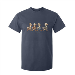 Funny Christian Psalm 23:6 Duck Pun T Shirt For Kid Surely Goodness and Mercy Cute Bible Humor Gift TS02 Navy Print Your Wear