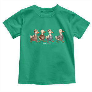 Funny Christian Psalm 23:6 Duck Pun Toddler T Shirt Surely Goodness and Mercy Cute Bible Humor Gift TS02 Irish Green Print Your Wear