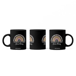 I am a Project That Keeps Jesus Busy Rainbow Cross Coffee Mug Cute Christian Faith Humor TS02 Print Your Wear