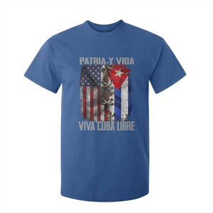 Patria y Vida Cuba Libre Freedom T Shirt For Kid Cuban Pride Independence USA Cuba Flag TS02 Royal Blue Print Your Wear