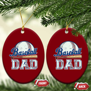Baseball Dad Ceramic Ornament Baseball Sport Lovers For Father's Day TS02 Print Your Wear